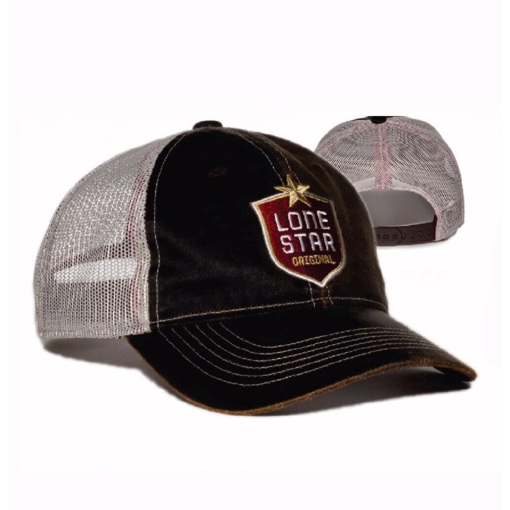 Lone Star Original Adjustable Black and Gray Cap, TX, Trucker Cap, NWOT - Picture 2 of 3
